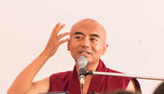 Mingyur Rinpoche Photographed in Bangalore
