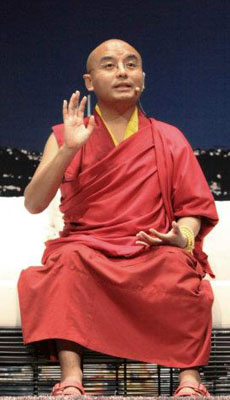 Mingyur Rinpoche Talking