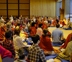 Meditation, A Group of People Meditating