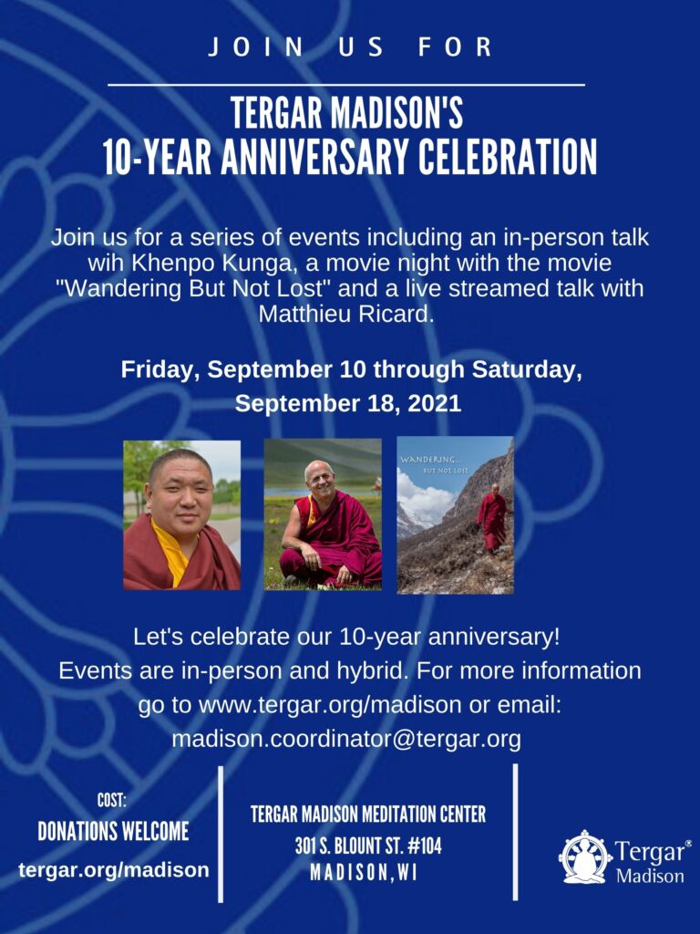 10-year anniversary flyer for publications